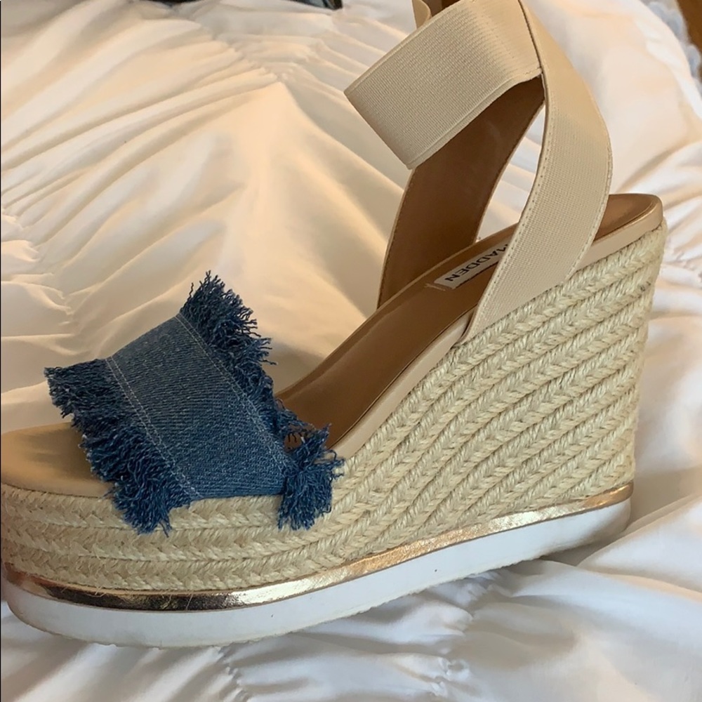Steve Madden Venus denim wedge